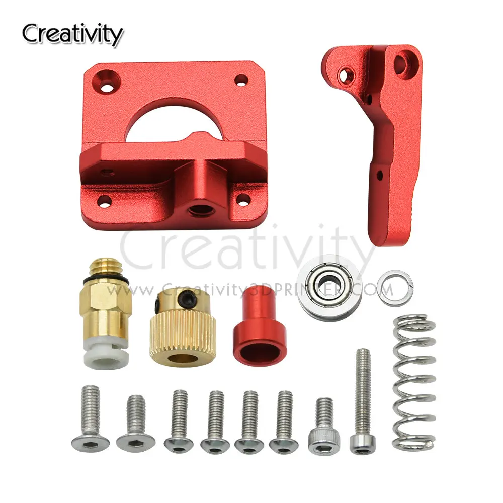 

3d parts CR10 Extruder Upgraded Aluminum MK8 Drive Feed 3D Printer Extruders for 3d cr-10 Cr-10S RepRap Prusa i3 1.75mm