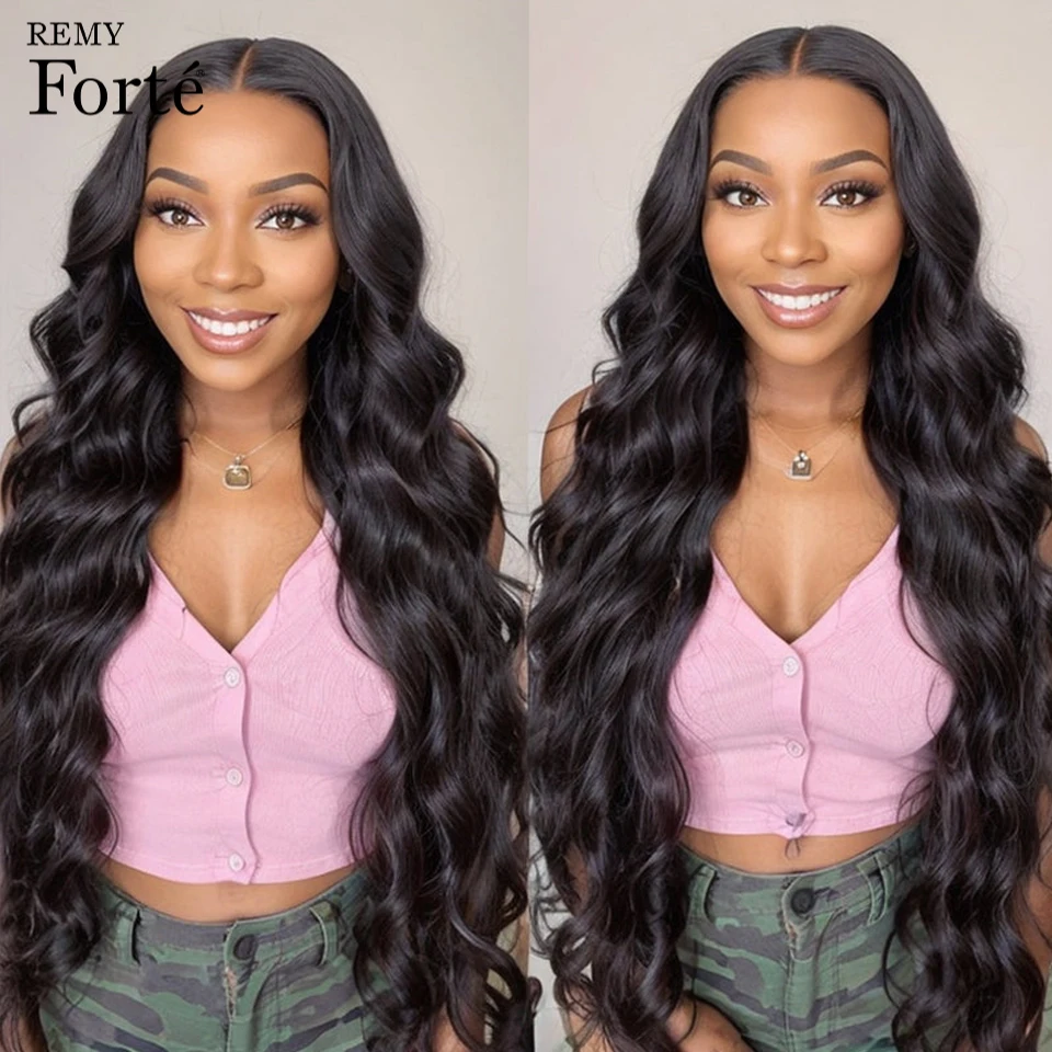 

180% Density Body Wave Lace Front Human Hair Wig 13x5x2 Brazilian T-Part Lace Front Wigs For Women Pre-Plucked With Baby Hair