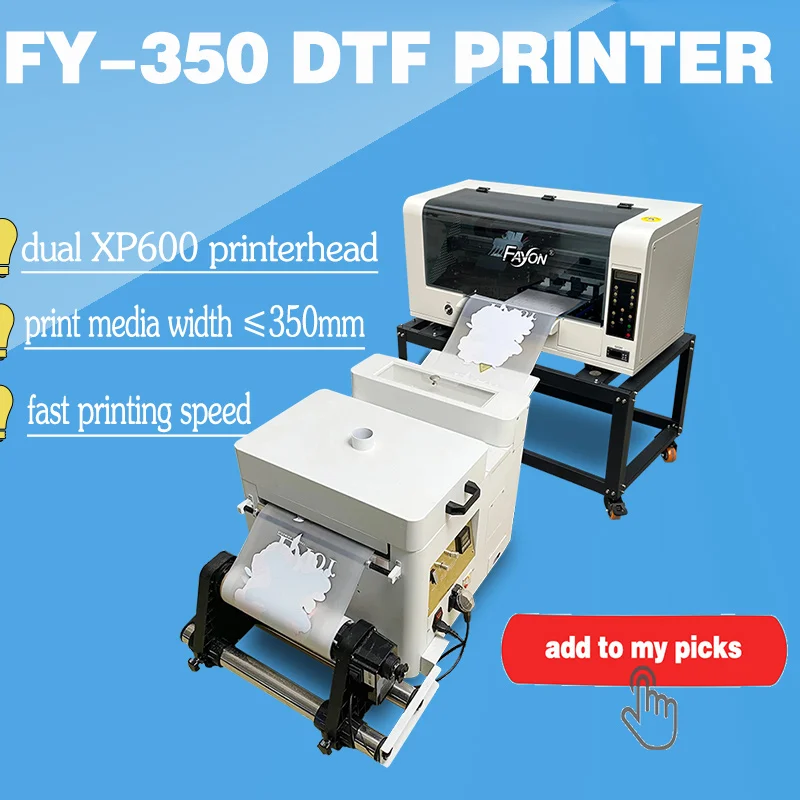 

Dual XP600/i3200 Printerhead Dtf Printing Machine With Powder Shaking Machine