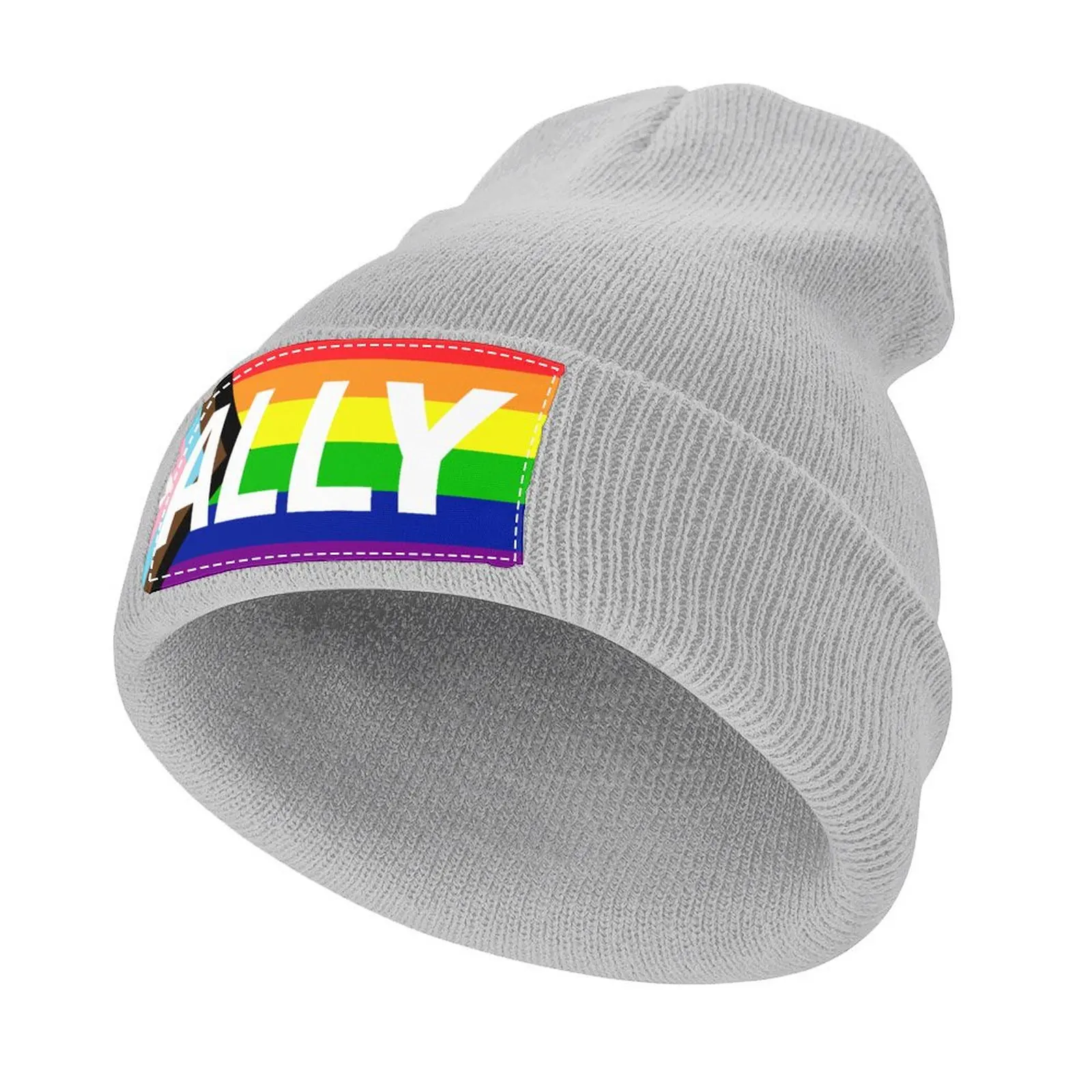 

Progress Pride Flag ALLY Knitted Cap western hats Horse Hat derby hat Hat Male Women's
