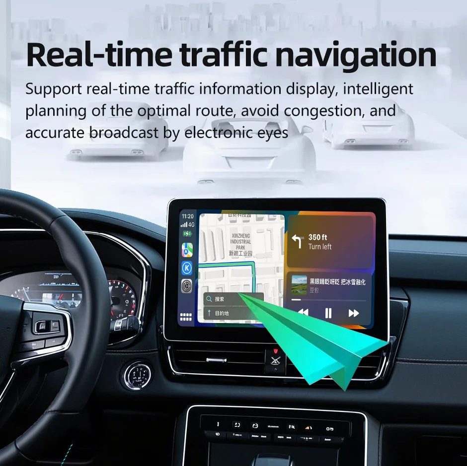 Wireless CarPlay Adapter for iPhone and Android