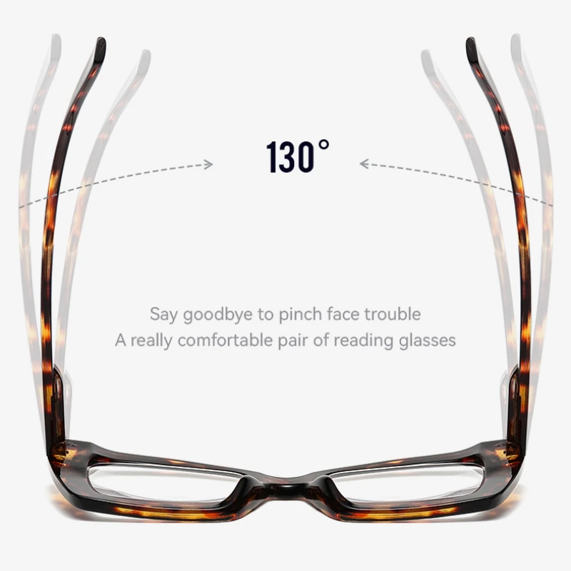 Luxury Ladies Oversized Photochromic Reading Glasses Fashion Trend Anti Blue Light Far Sight Finished Color Changing Sunglasses 4