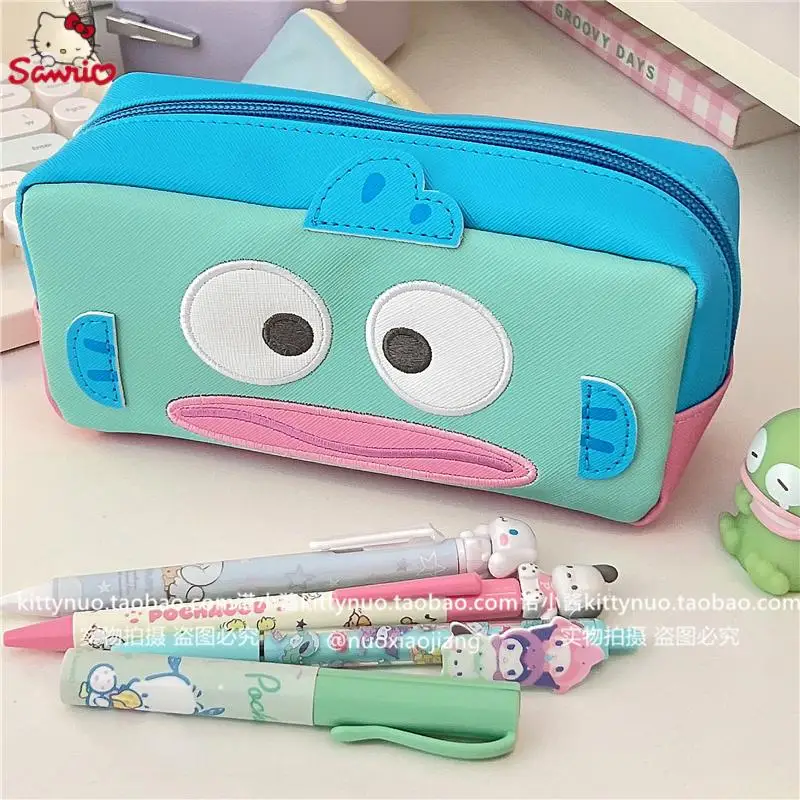 

Anime Sanrios Hangyodon Kawaii Cute Girl Cosmetic Organizer Bag Students Large Capacity Stationery Box Pencil Pouch Kids Gift
