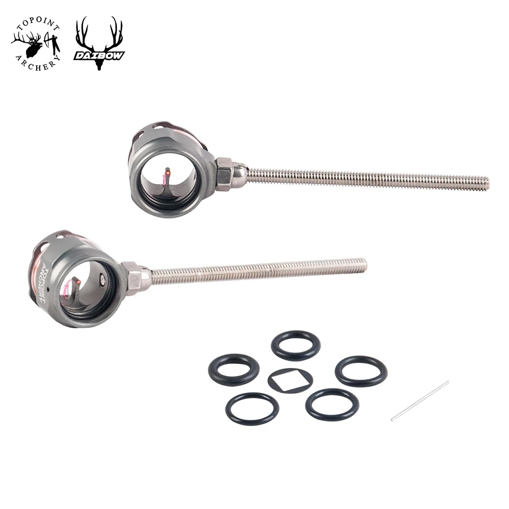 

Topoint TR1005 Archery Recurve Bow Sight Pin Optical Fiber Arrow Aluminum Sight For Recurve Bow Hunting Shooting