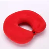 U Shaped Travel Pillow Particles Microbeads Neck Car Plane Pillows Soft Cushion Home Outdoor Textile Stock Home & GardenPillow 5