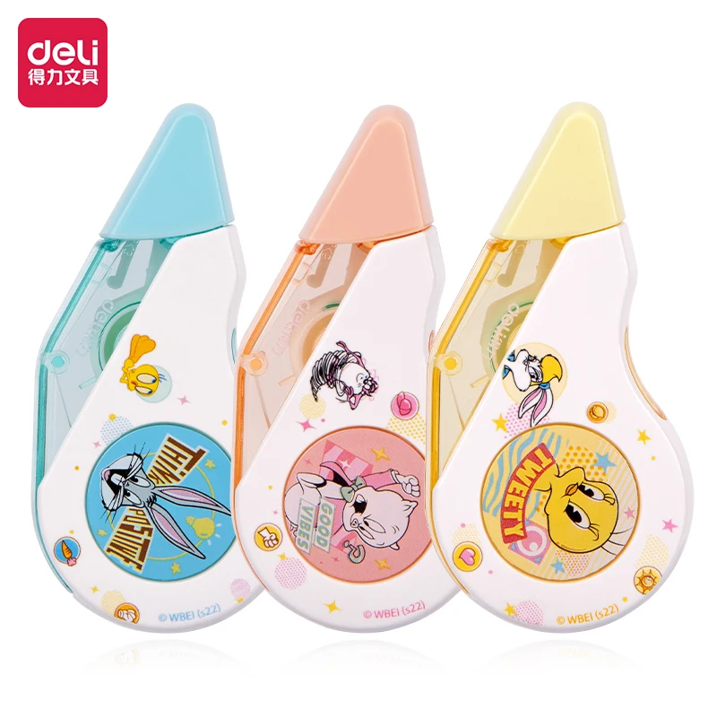 3 Pezzi Deli Vr1-8Lt Looney Tunes Bugs Bunny Nastri Di Correzione Forniture Cancelleria Per Ufficio Scolastico