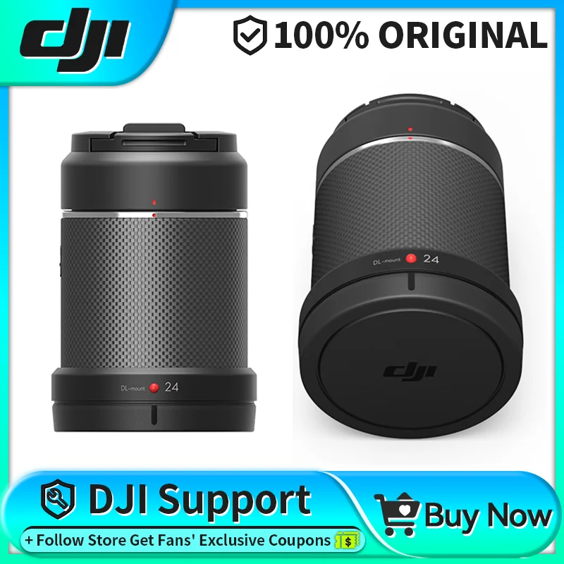 DJI Zenmuse X7 DL 24mm F2.8 LS ASPH Lens Inspire 3 Accessories with DJI DL Mount Diameter 58mm for Inspire 2 in Stock