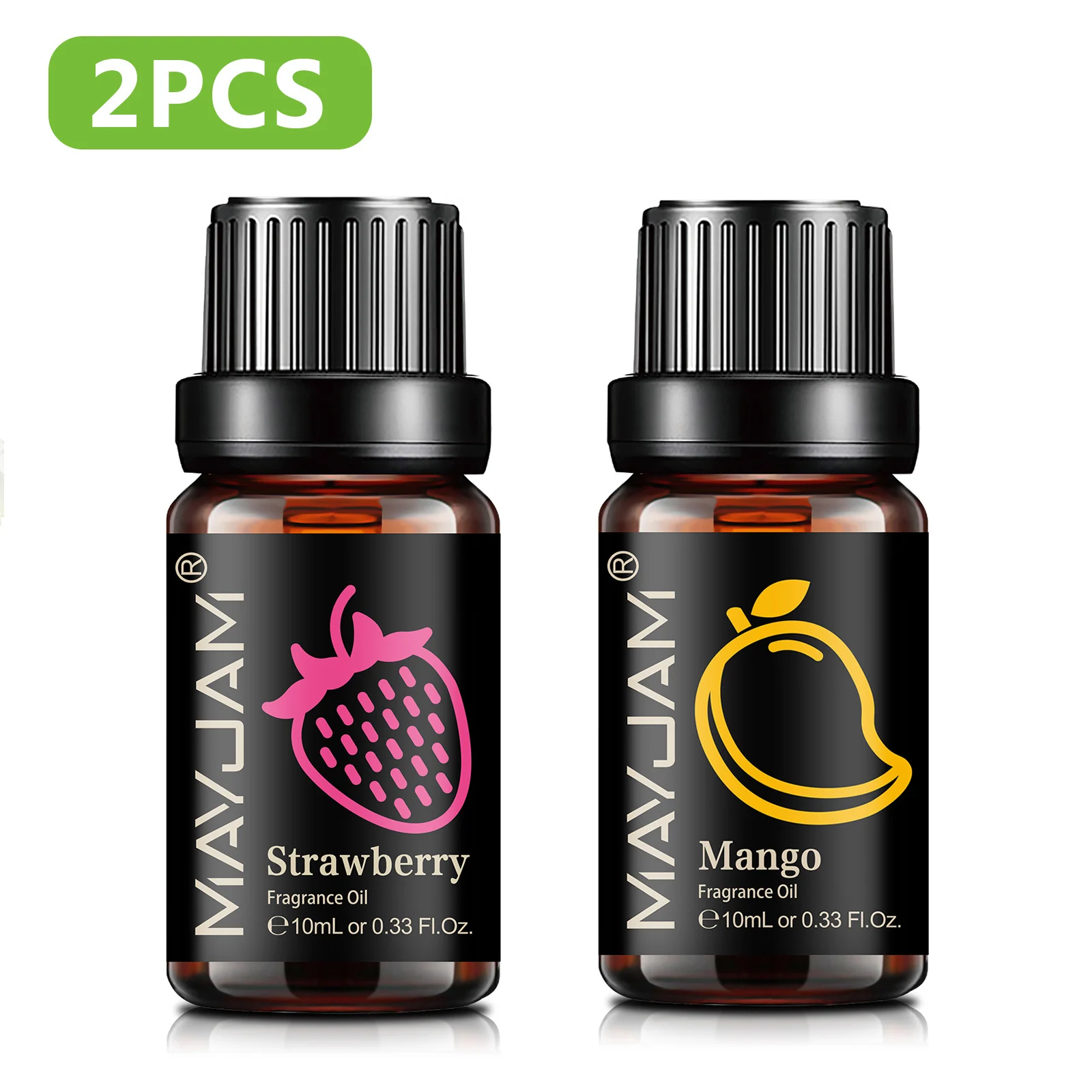 2PCS Fruit Essential Oils For Humidifier Diffuser Strawberry Watermelon Sweet Orange Pear Kiwifruit Scent Making Perfume_voghion.com