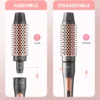4 in 1 Curling Iron Equipped With Electric Hair Brushes Hot Air Comb Fast Heating Up Crimper Wand Curler Salon Curly Hair Iron 6