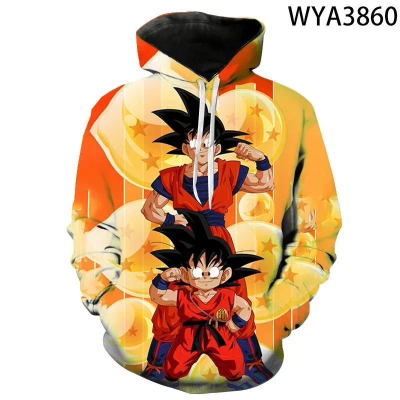

Dragon 3D New Anime Dragon Ball Dragon Ball Super Digital Printing Hoodie Hooded Sweater Birthday Gift for Girls Kids Boys