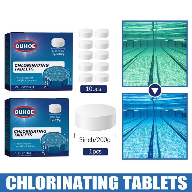 

Effervescent Chlorine Bromine Tablets Swimming Pool Floater Floating Dispenser Applicator Spa Hot Tub Swimming Pools Supplies