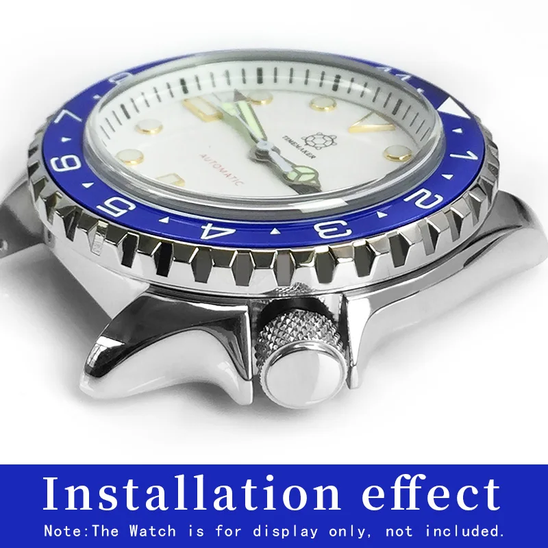 Corona Orologio Acciaio Per SKX007, NH35, NH36, 4R36 (Cina)
