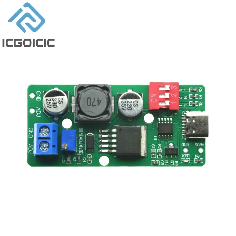 Versatile USB-C PD Trigger Module – Adjustable Voltage Output for Charger Testing & DIY Power Supplies