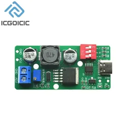 Versatile USB - C PD Trigger Module - Adjustable Voltage Output for Charger Testing & DIY Power Supplies (1pcs)