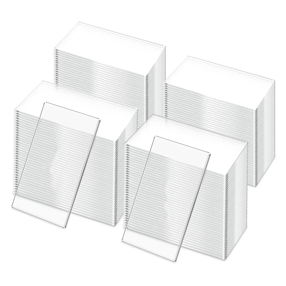 

50Pcs Clear Acrylic Table Place Card Wedding Rectangle Seating Cards Names Tag Birthday Party DIY Decoration