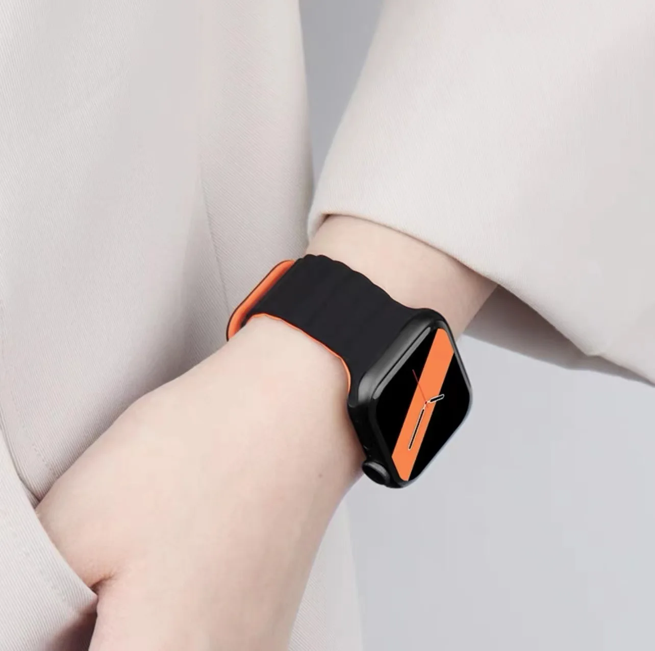 Premium Sports Silicone Magnetic Watch Strap