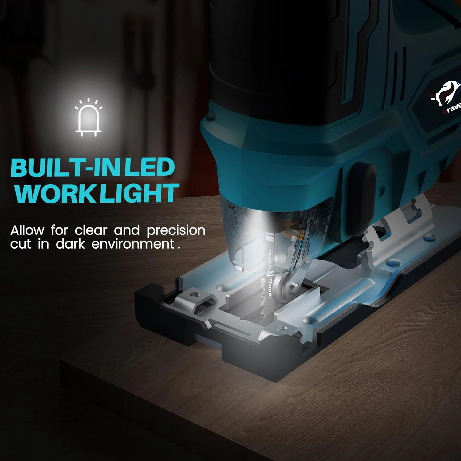 Brushed Electric Cordless 3-Gear Jigsaw For Makita 18V Battery Pin electric saw cordless jigsaw