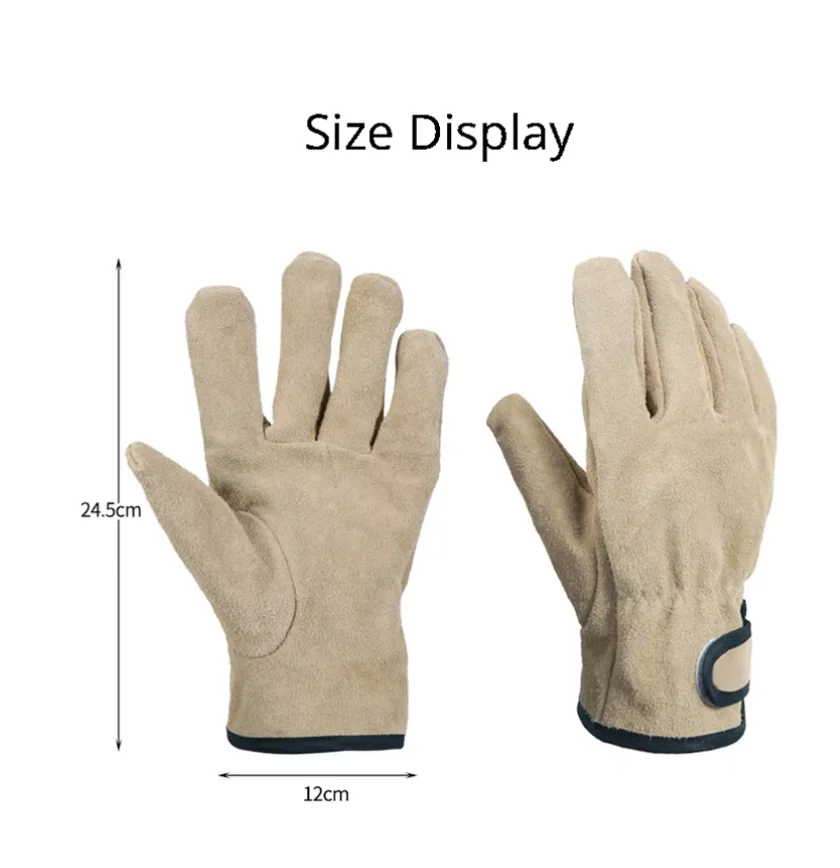 Heat Resistant Leather Gloves 6