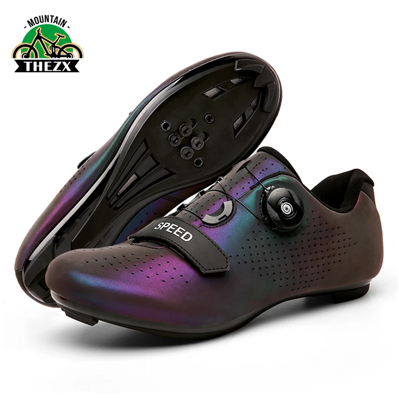 Zapatillas ciclismo carretera ultraligeras para hombres y mujeres, zapatos mtb , de de montaña SPD, zapatos plana de bicicleta, calas calzado de ciclismo de carreras|Zapatillas de ciclismo| - AliExpress
