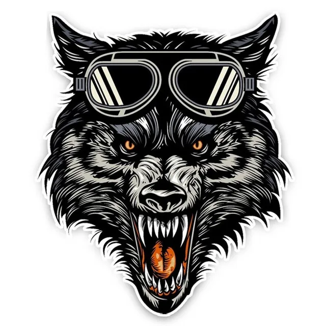 

Wolf Car Sticker Adhesive with 18 CM
