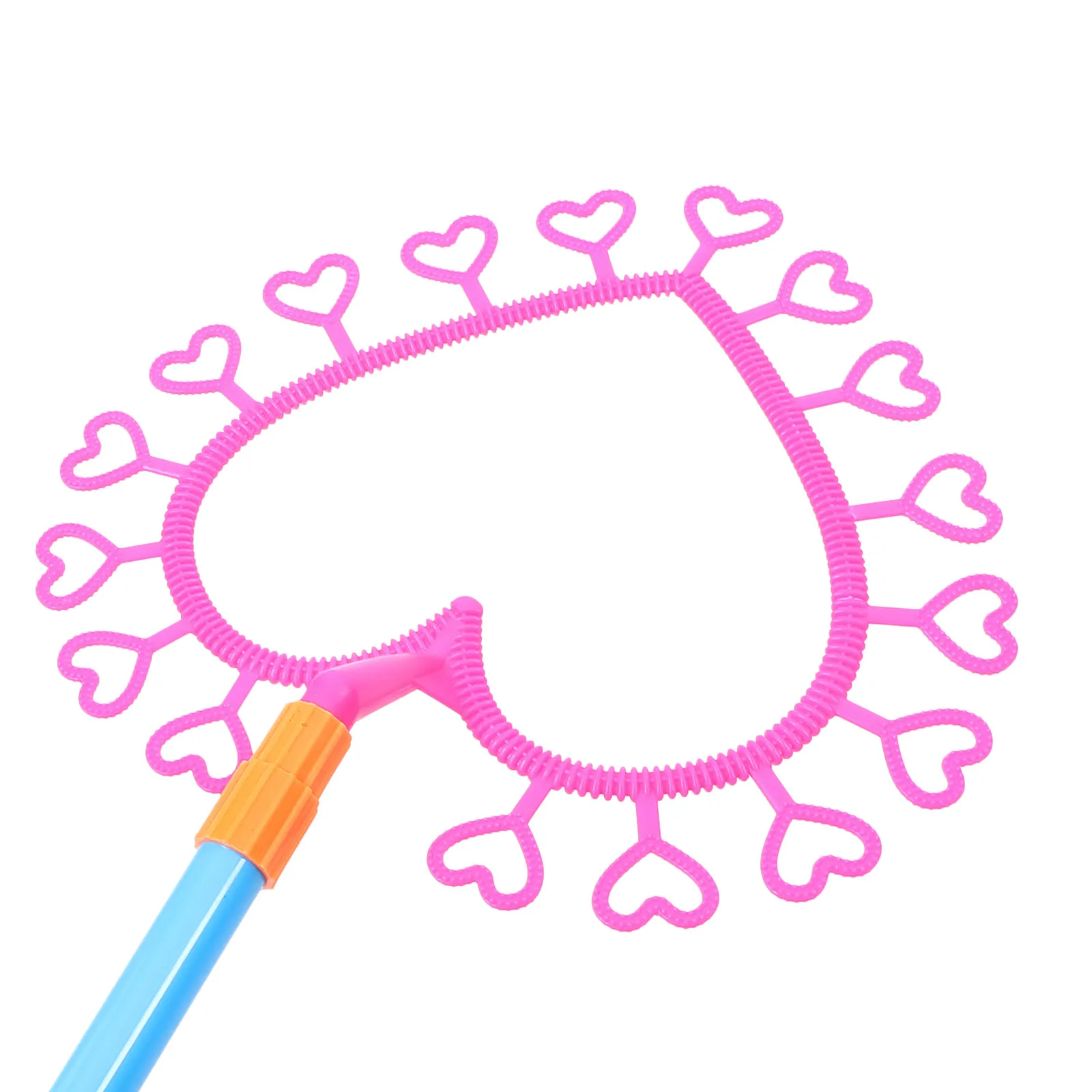 2개 대형 버블 막대, 큰 비눗방울 만들기 도구, 야외 여름 파티용품, 수영장 뒷마당 플라스틱 버블 막대