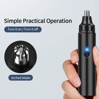 Men's Nose Hair Trimmer Electric Shaver Face Back Tool USB Rechargeable Hair Trimmer Nose Hair Scissors 1
