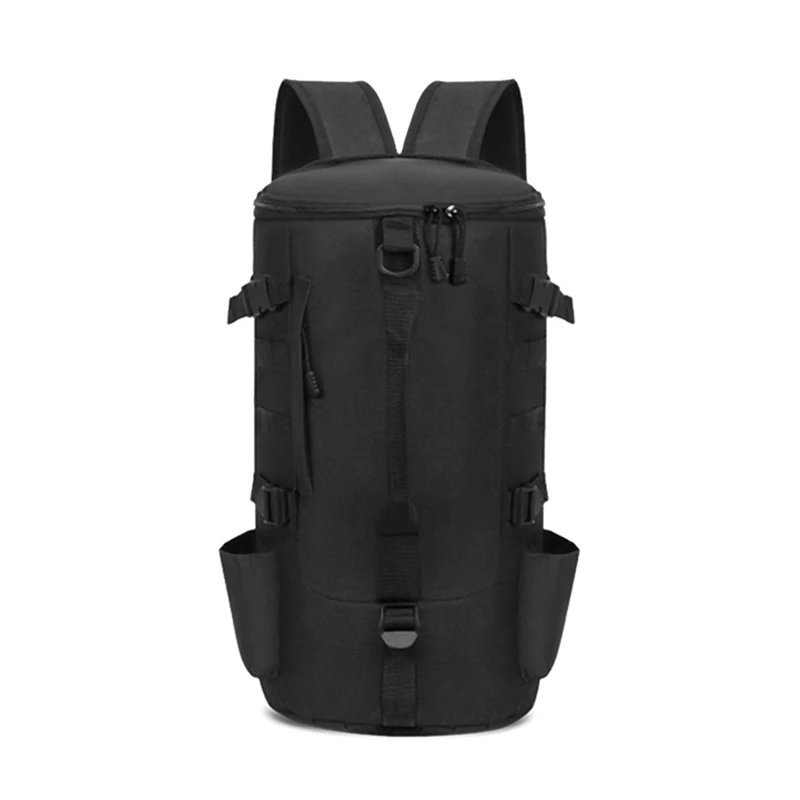 LALA Fishing Backpack Outdoor Fishing Rod Bag Wet Dry Separation Camping Backpacks Hiking Climbing Rucksack