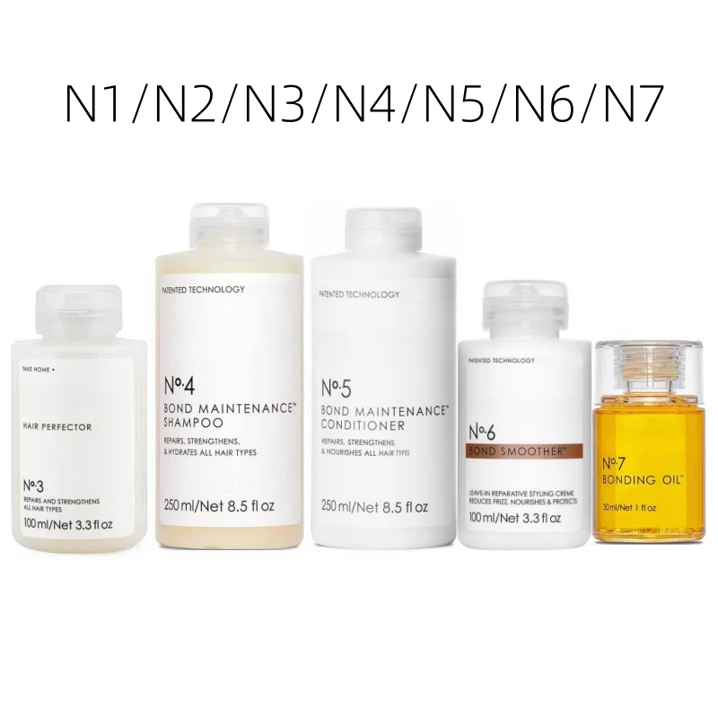 

Шампунь и кондиционер для ухода за волосами № 1/2/3/4/5/6/7, маска для восстановления поврежденных волос, сдвоенные концы, гладкая, восстанавливающая, мягкая и блестящая маска для волос, 1 шт.