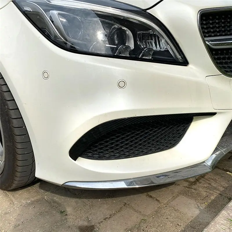 메르세데스 벤츠 CLS 클래스 C218 X218 2014-2017 AMG 라인용 A13Z-프론트 범퍼 스포일러 (블랙)