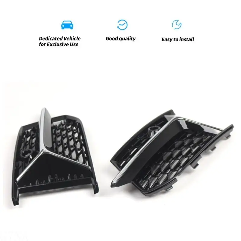 G7NA 2PCS Automotive Nebel Licht Laubsägearbeiten Vordächer ABS Gebäude 2019 2023 Verbessern Set – Detail 8