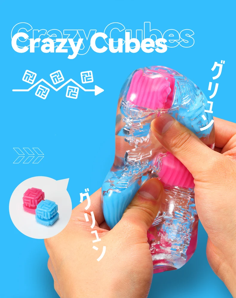 New TENGA Bobble Crazy Elastomer Sex Toy Japan's Original Pussy Realistic Oral 3D Deep Throat Artificial Vagina Male Masturbator