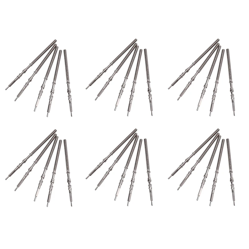 

30Pcs Movement Watch Steel Stem Crown Kit Watch Of Parts NH35 NH36 NH38 NH39 Movement Watch Stem Spare Parts