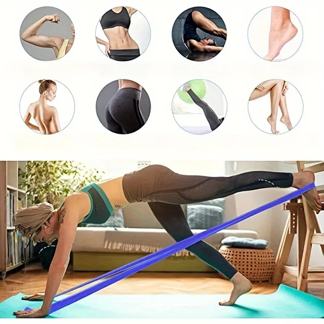 Professional Resistance Bands. Elastic Band, Work Out Bands, Stretch Bands for Working Out Women or Men, Exercise Bands Set 4