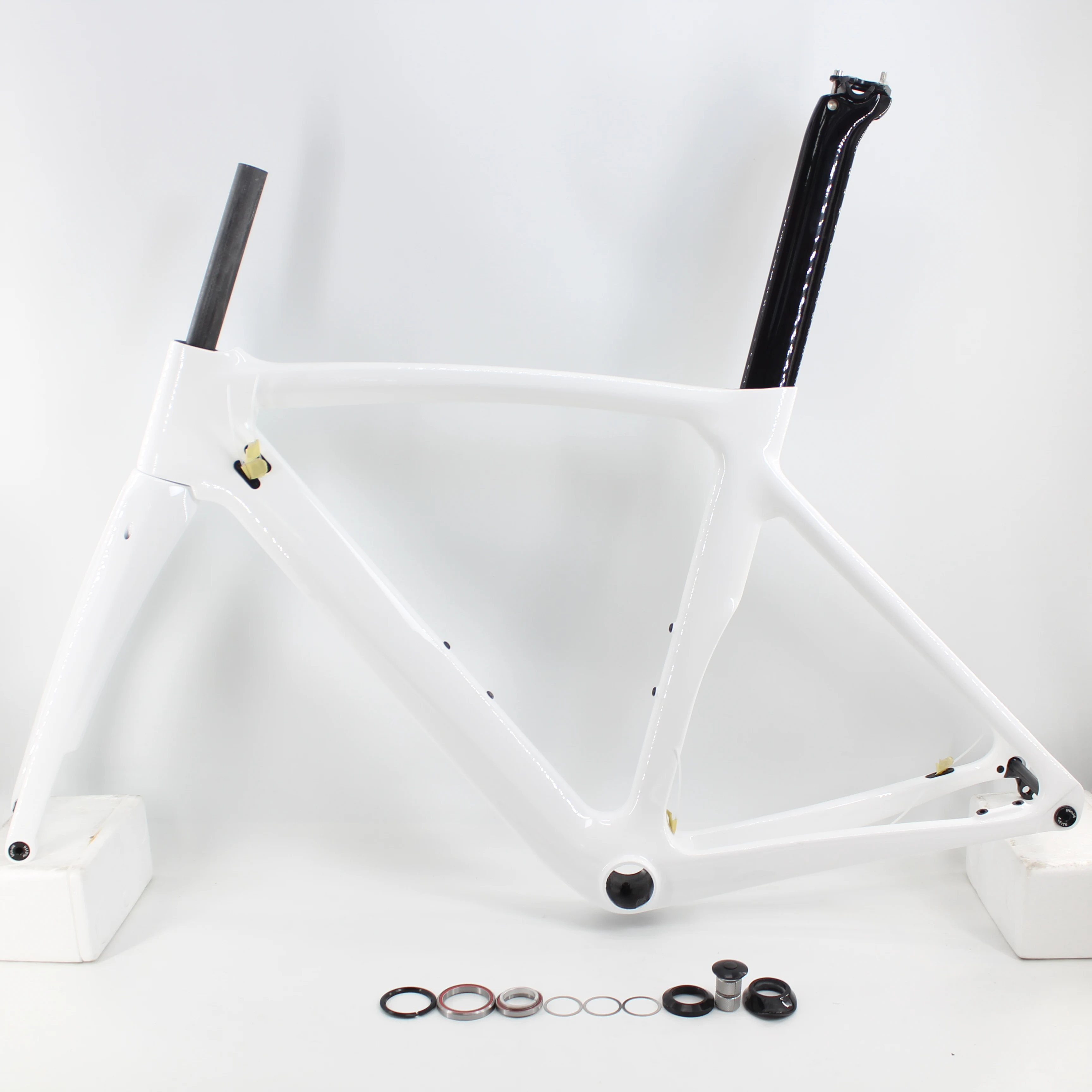 신형 XR4 700C 로드 바이크 글로스 매트 UD 풀 카본 파이버 쓰루 액슬 디스크 브레이크 프레임 카본 자전거 프레임 포크 시트포스트 최경량