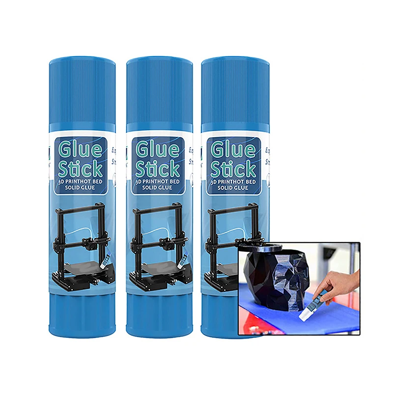 

New 3D Printer Glue Sticks Adhesive PVP Solid Glue Sticks Non-toxic Washable For Hot Bed Platform Glass Plate Easy Removing