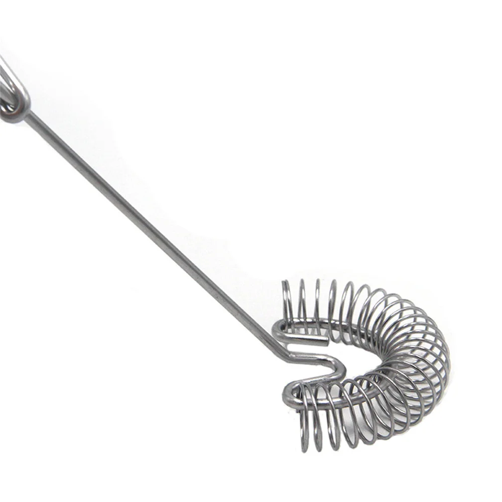 Description Picture 3 of itemHandheld Rotary Egg Whisk Stainless Steel Egg Stirring Tool Portable Baking Dough Cake Cream Mixer Whisk Stir Beater Mini Silver