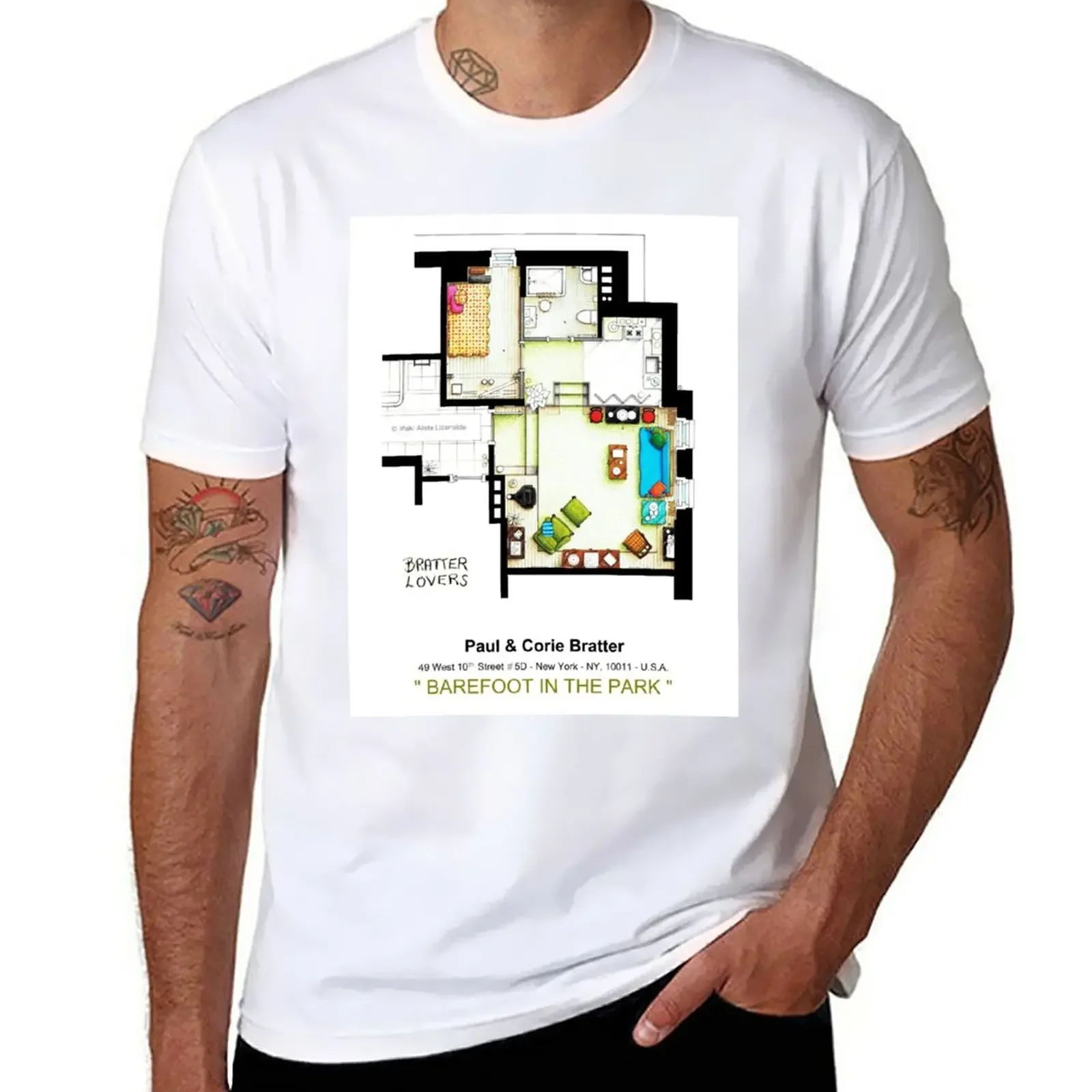 

Floorplan of the apt from Barefoot in the Park T-Shirt blanks blacks plus sizes sweat shirts, men