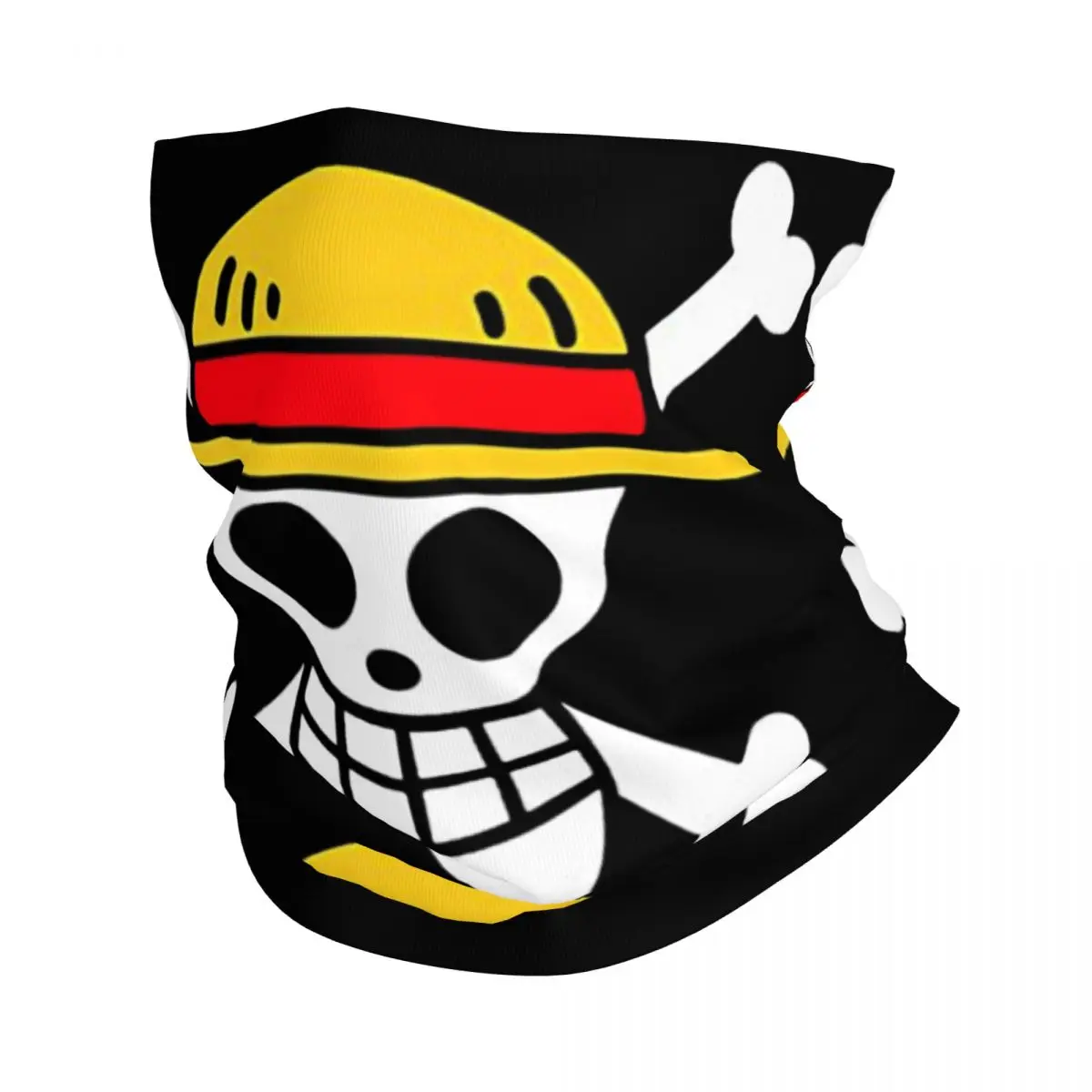 

Бандана Mugiwara для мотокросса, накидка на шею с принтом, одежда Luffy, 5 Ника, шарф для лица, ветрозащитный шарф для бега унисекс для взрослых