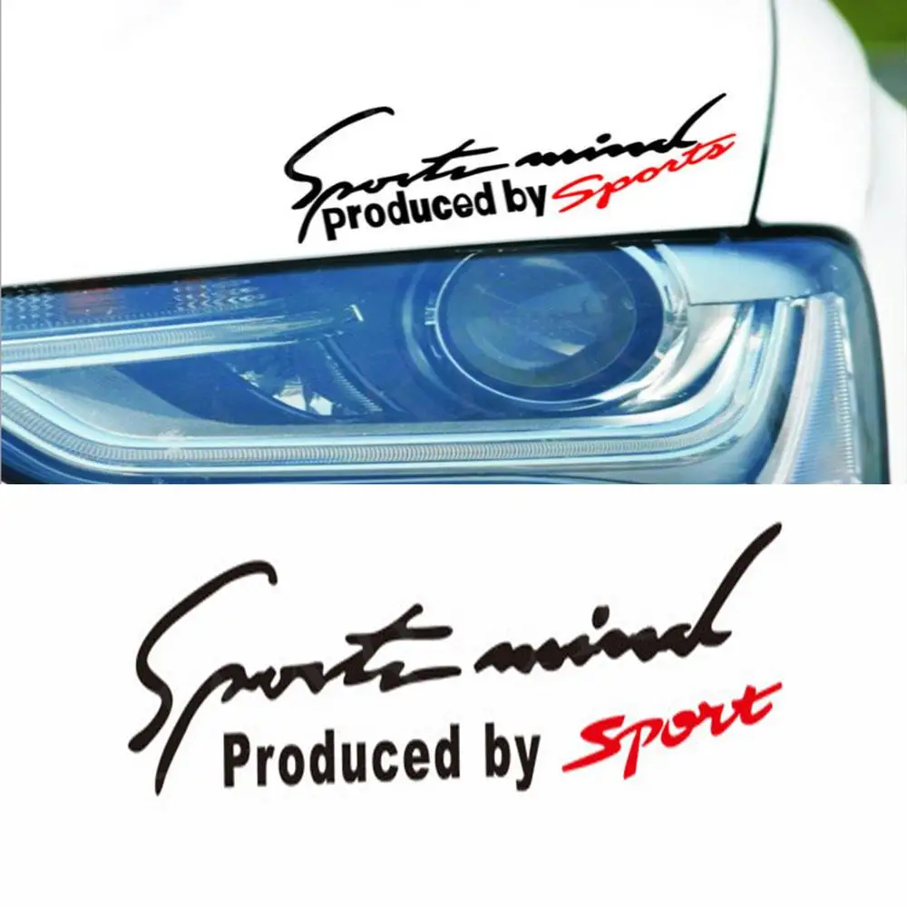 Car Sticker Sport Letter Automobile Bonnet Decal Emblem Badge Decoration For Audi BMW Mercedes