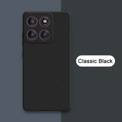 Luxury Fashion Silicone Case - Candy Color Soft Armor Protection Cover - Motorola Edge 60 Pro (Classic Black)