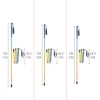 HEALING 115g Ultra Light Weight Trekking Poles Foldable Hiking Sticks Carbon Fiber Hiking Poles Walking Sticks Trekking Stick 4