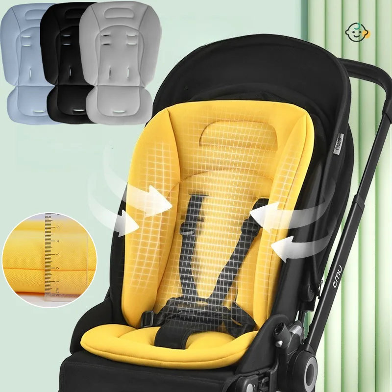 Stroller Mattress Universal Seat Cushion Cotton Pads Fit for Yoyo/Bugaboo/Cybex Thickened Soft Mat Carriage Stroller Accessories