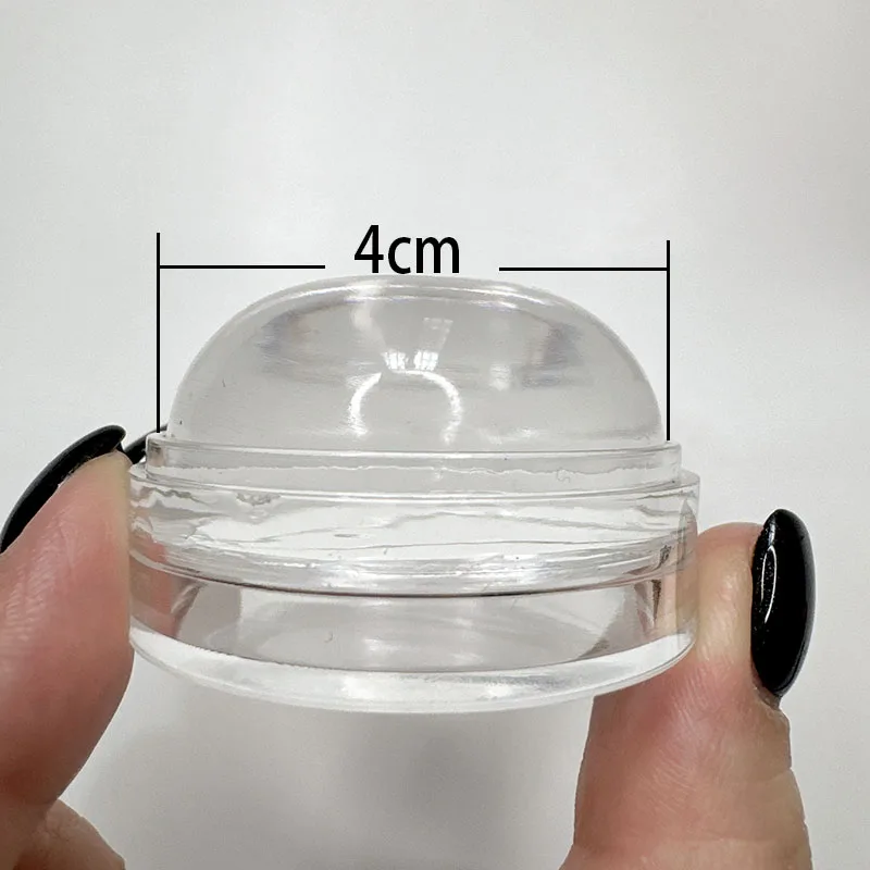 XMQ NAIL ART STAMPING TOOLS STAMPER AND SCRAPER DOUBLE SIDE 4.0CM 2