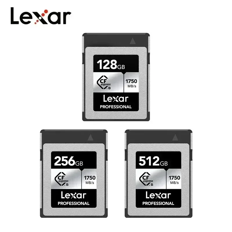 렉사 RAW 4K 비디오 디지털 SLR 카메라용 128GB 256GB 512GB 카드 실버 B 타입 CFexpress 메모리 카드 디지털 익스프레스 CF