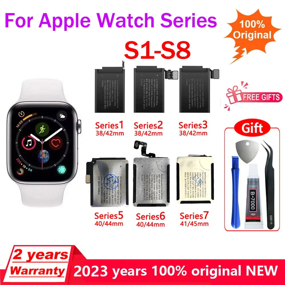 New Original Battery For Apple Watch Series 1 2 3 4 5 SE 6 7 8