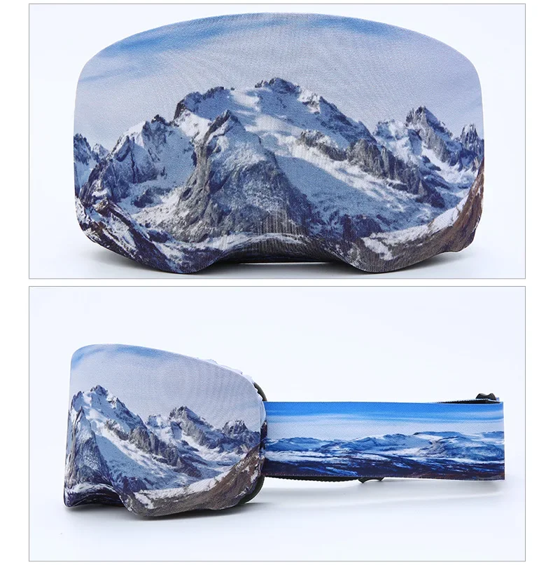 Ski Goggle Cover Scratch-Proof Snowboarding Goggles Protector Stretchy Skiing Eyewear Covers Snow Sport Glasses Protective Gear 2