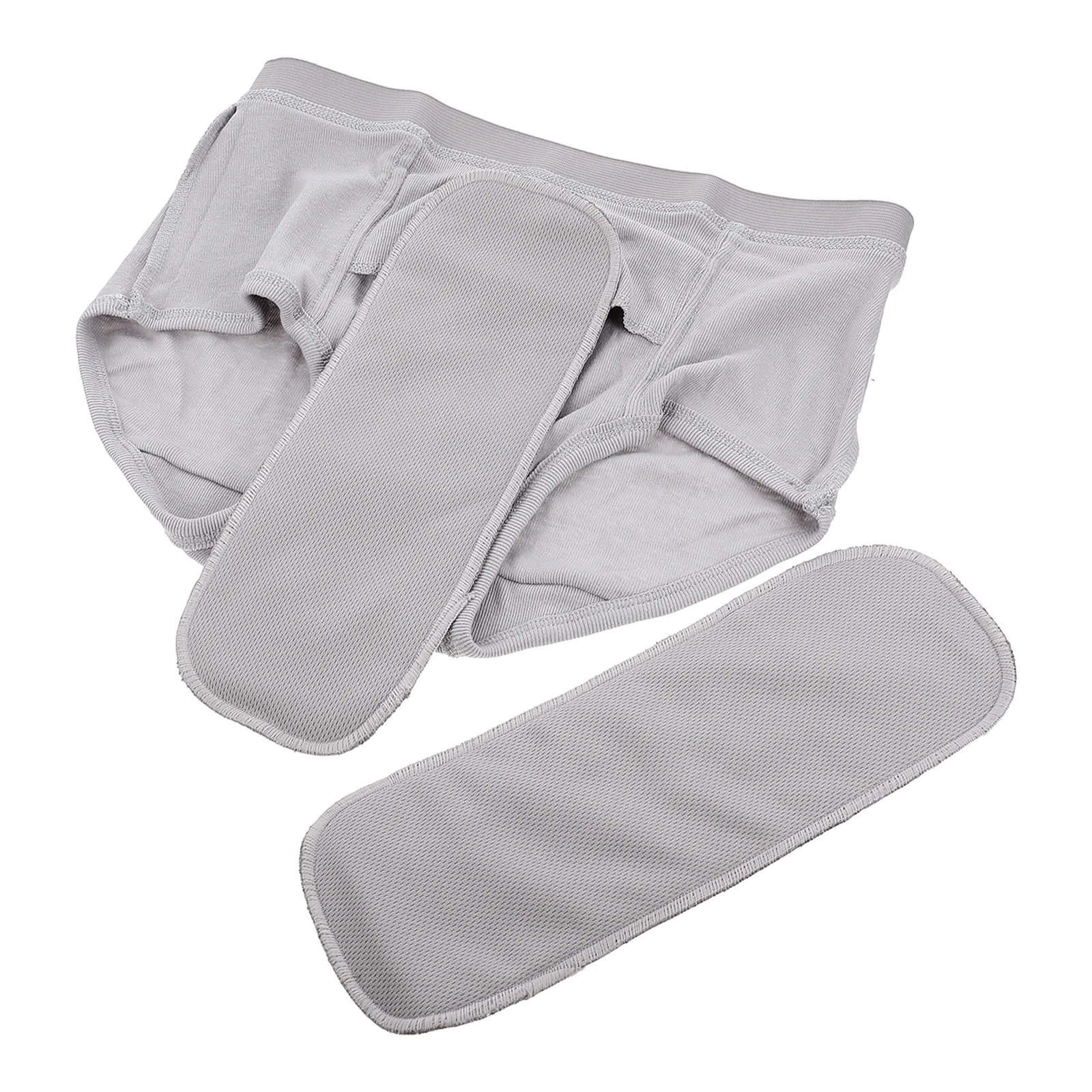 Panties Elderly Incontinence Diapers Reusable Adult Nappy Cloth Men and Women Grey Urinal 6