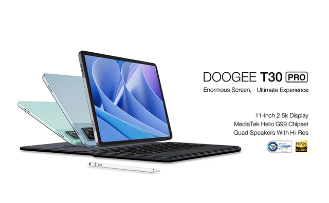 DOOGEE T30 Pro Tablet (2023), 15 GB Ram + 256 GB ROM (TF 1TB) Helio G99
