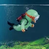 LuminousCartoon Fish Tanks Decor Mini Diver Simulated Floating Mermaid Aquarium Fish Tank Decor Pendant Aquarium Accessories