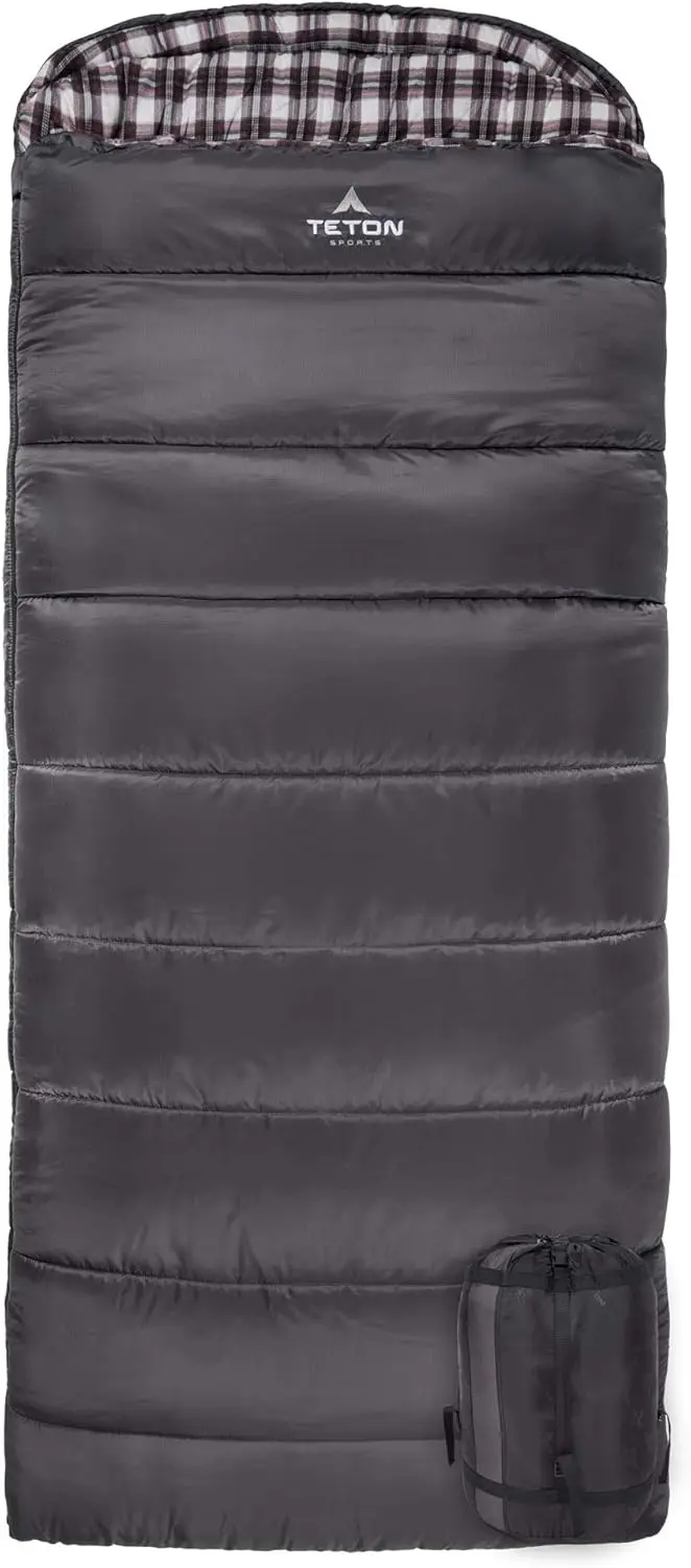 Oversize Sleeping Bag, -25, 0, 20 Degree, Comfortable Camping Extra Wide Sleeping Bags for Adults, Men, Women